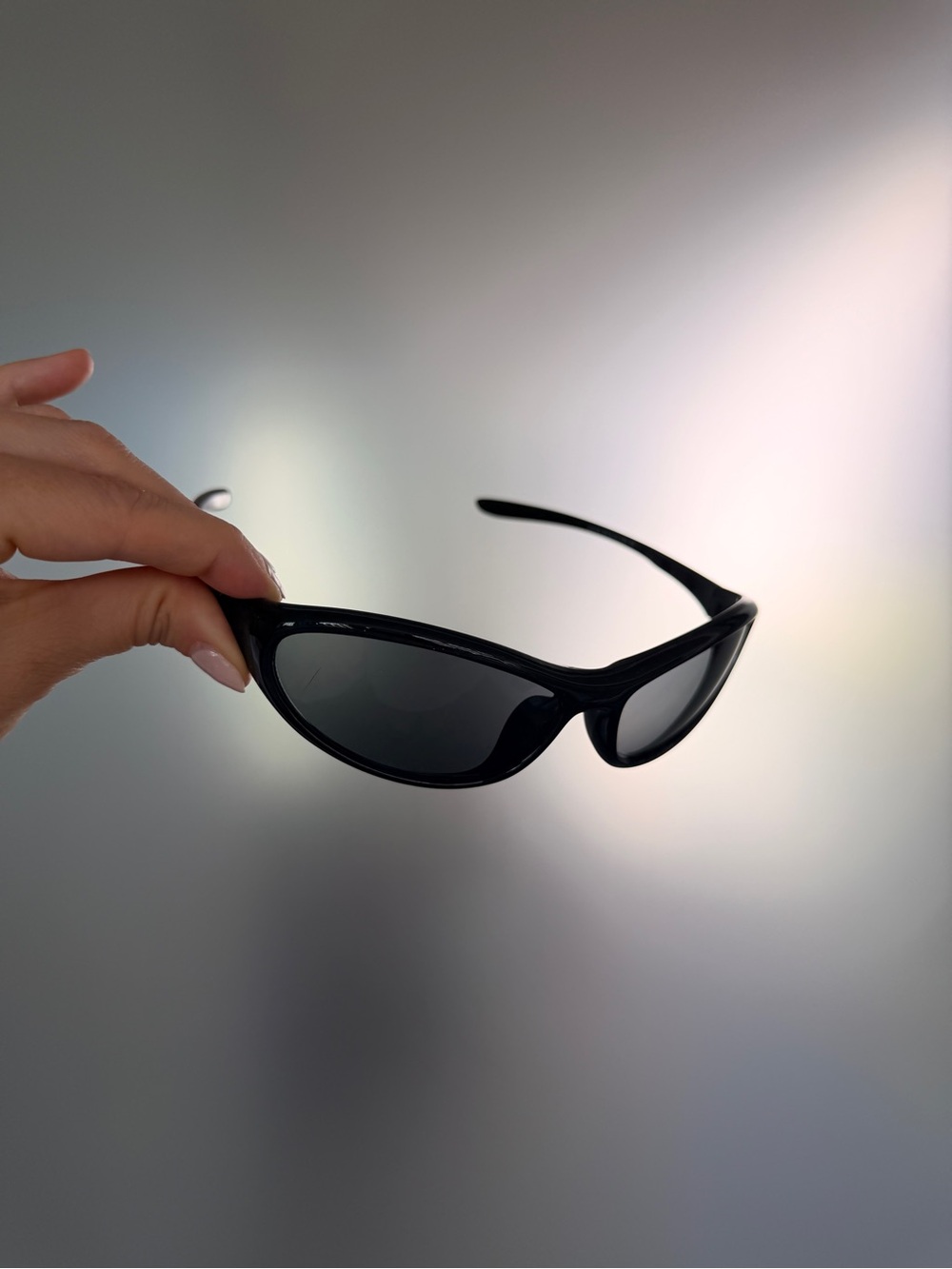 90s Y2K running or cycling sporty sunglasses